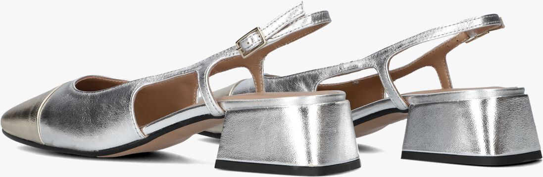 zilveren notre-v slingbacks 08-224