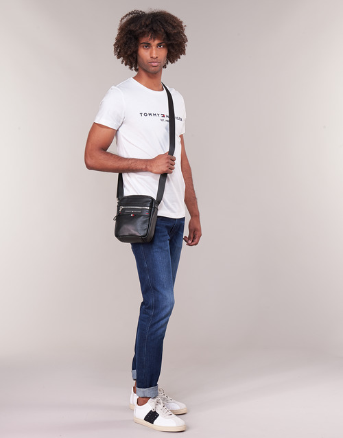 Tommy Hilfiger - TOMMY FLAG HILFIGER TEE Blanco