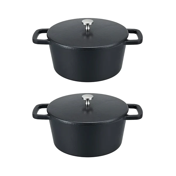 Set de 2 mini cocottes rondes 10 cm Baumalu