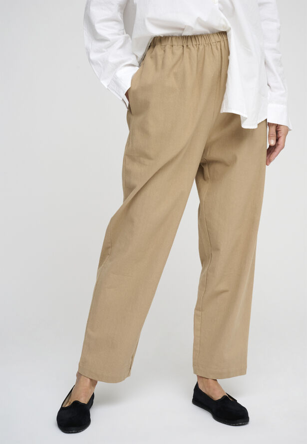 Moshi Moshi Mind lower pants crepe Warm sand