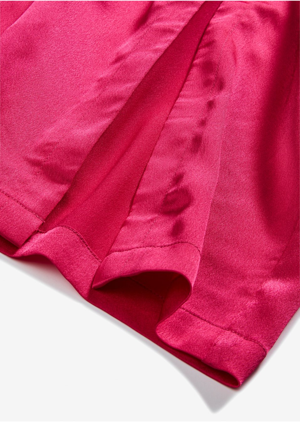 Pantalon en satin avec fentes