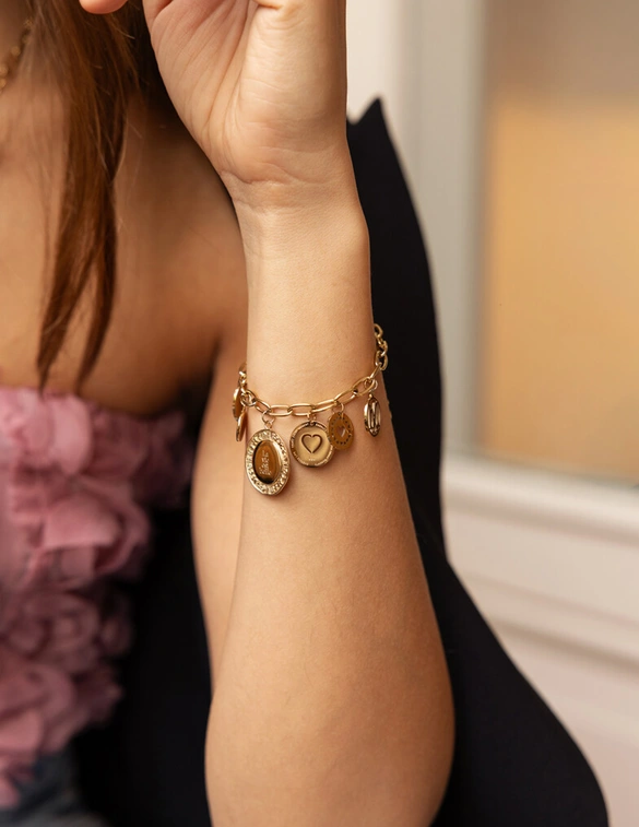 My Jewellery Starry schakel armband met munten MJ11945