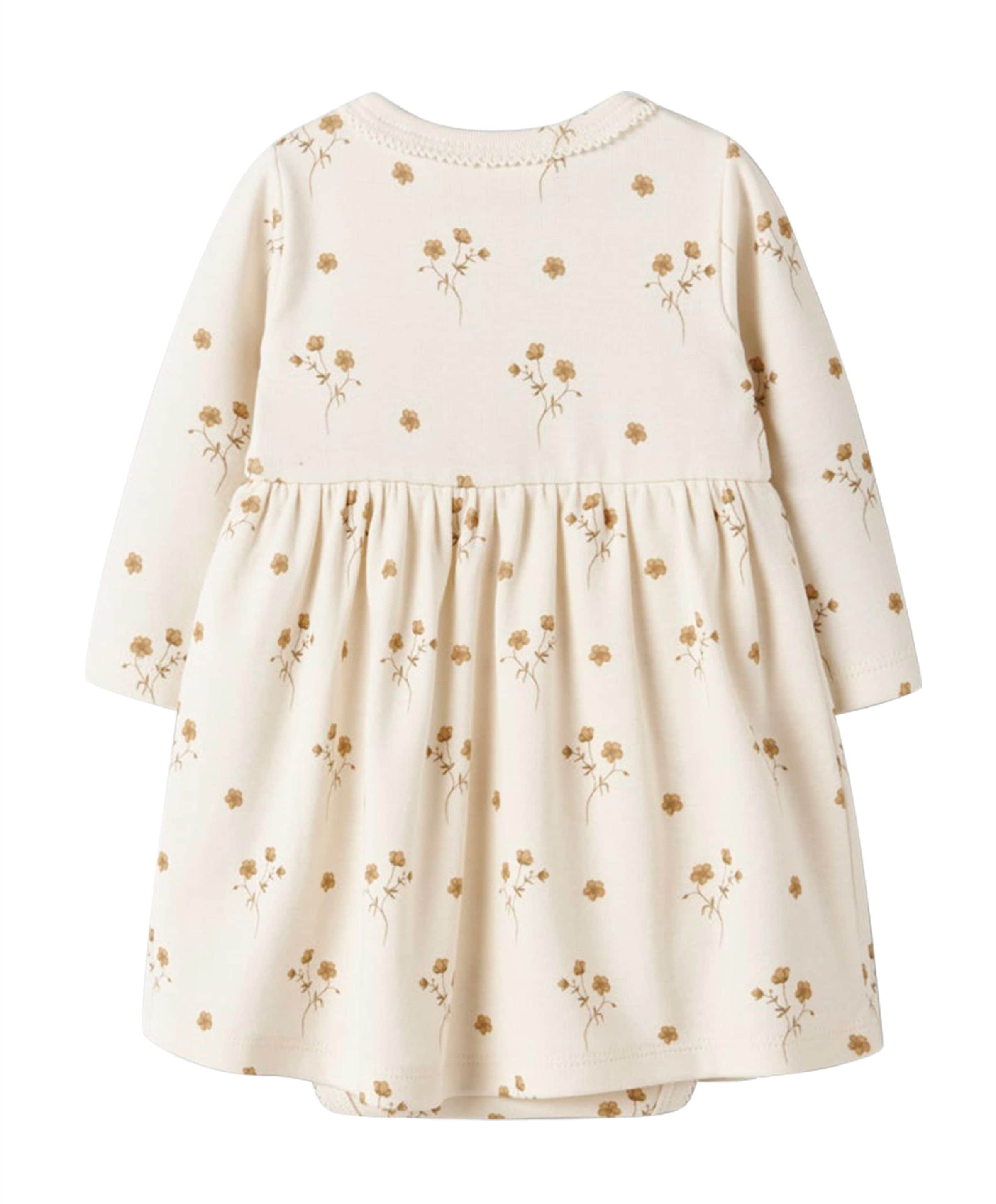Lil' Atelier Meisjes jurk ecru