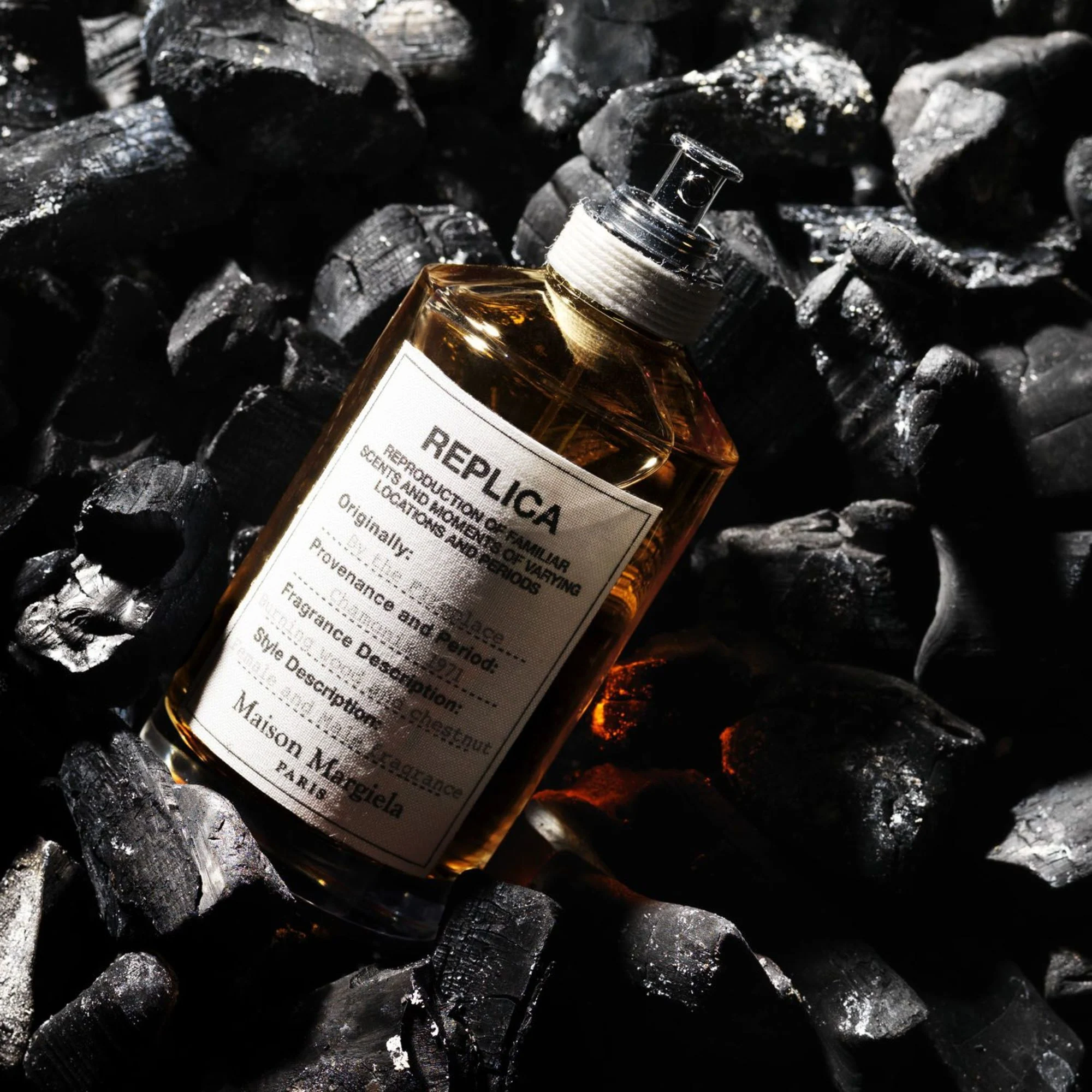 REPLICA BY THE FIREPLACE |