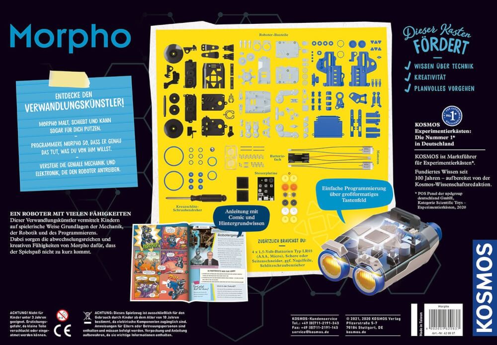 Morpho - Dein 3-in-1 Roboter