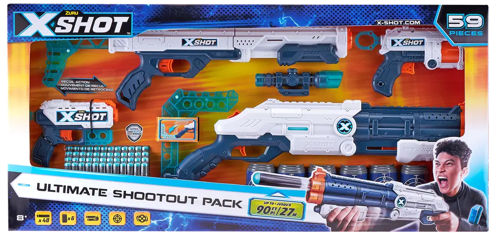 X-Shot Ultimate Shootout - assorterede designs