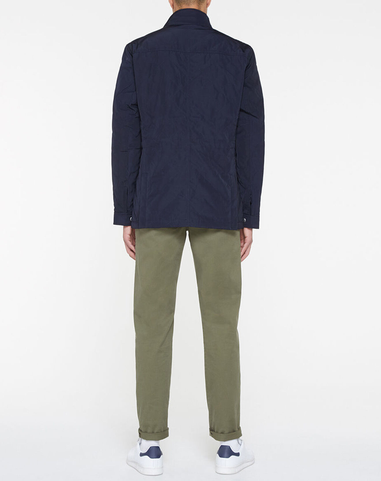 Hackett London Parka légère olborne bleue