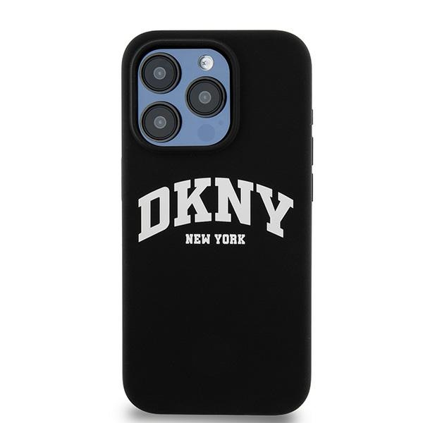 iPhone 15 Pro MagSafe Silikon Hülle Case (DKHMP15LSNYACH) - Schwarz