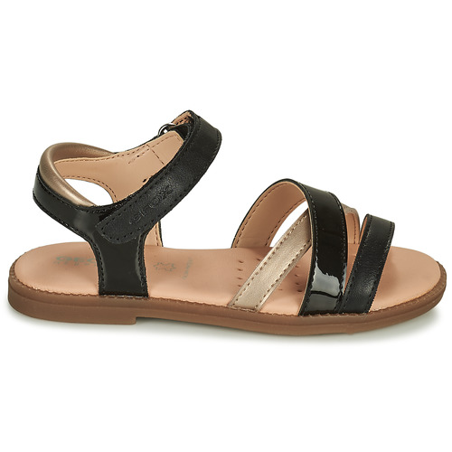 Geox - SANDAL KARLY GIRL - Noir / Doré