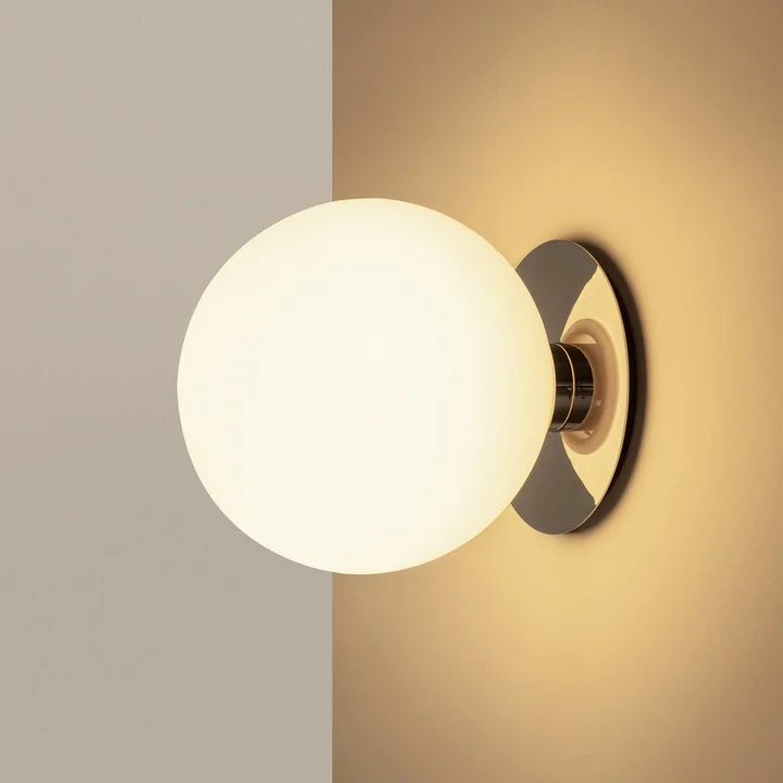 Audo - TR Wand- und Deckenleuchte, Messing / Leuchtmittel matt opal