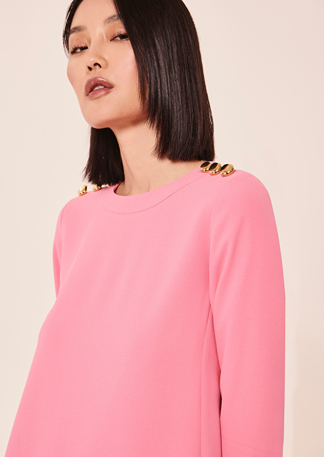 Robe Ruodanarose en crêpe