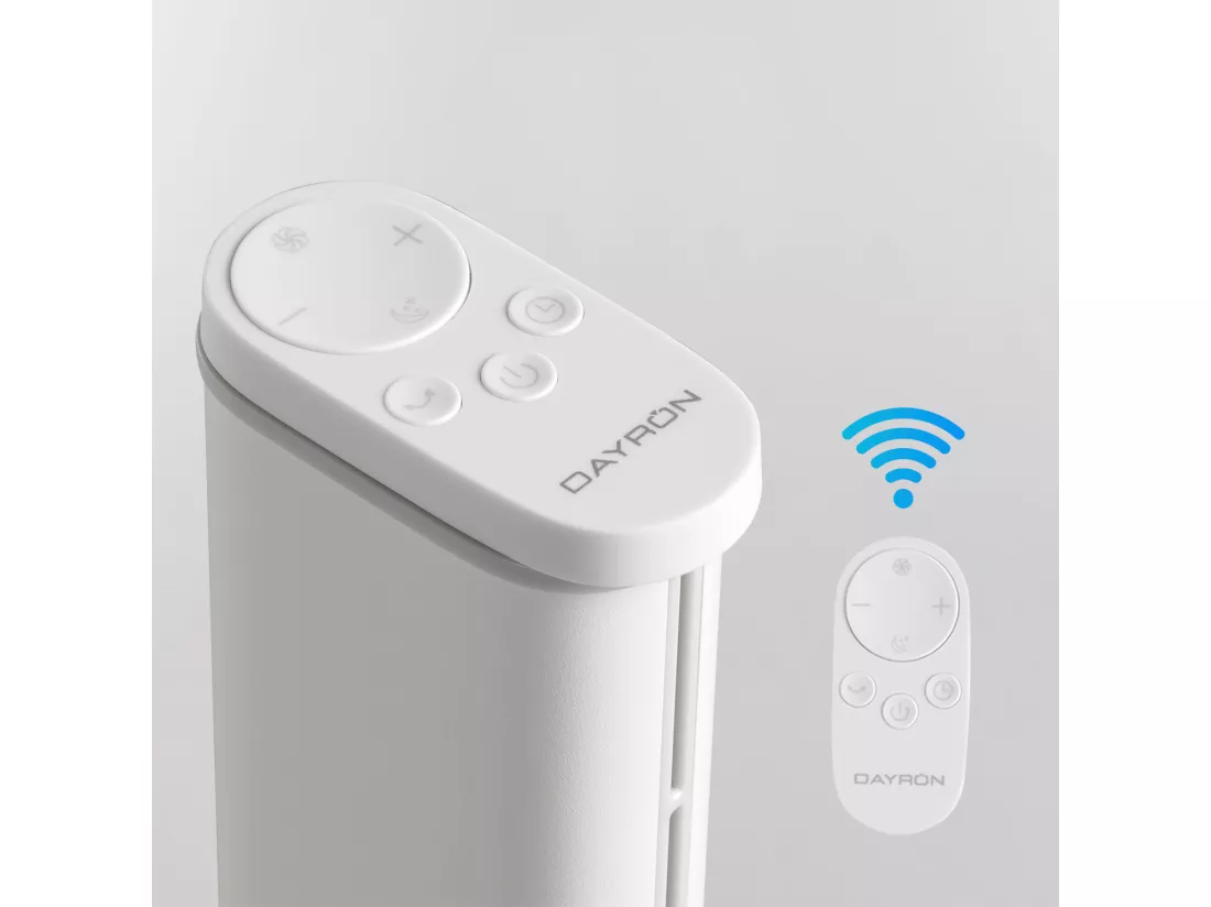 Ventilateur de Sol WiFi Ø23cm 26W 9 Vitesses Relax Silence Thinia Home