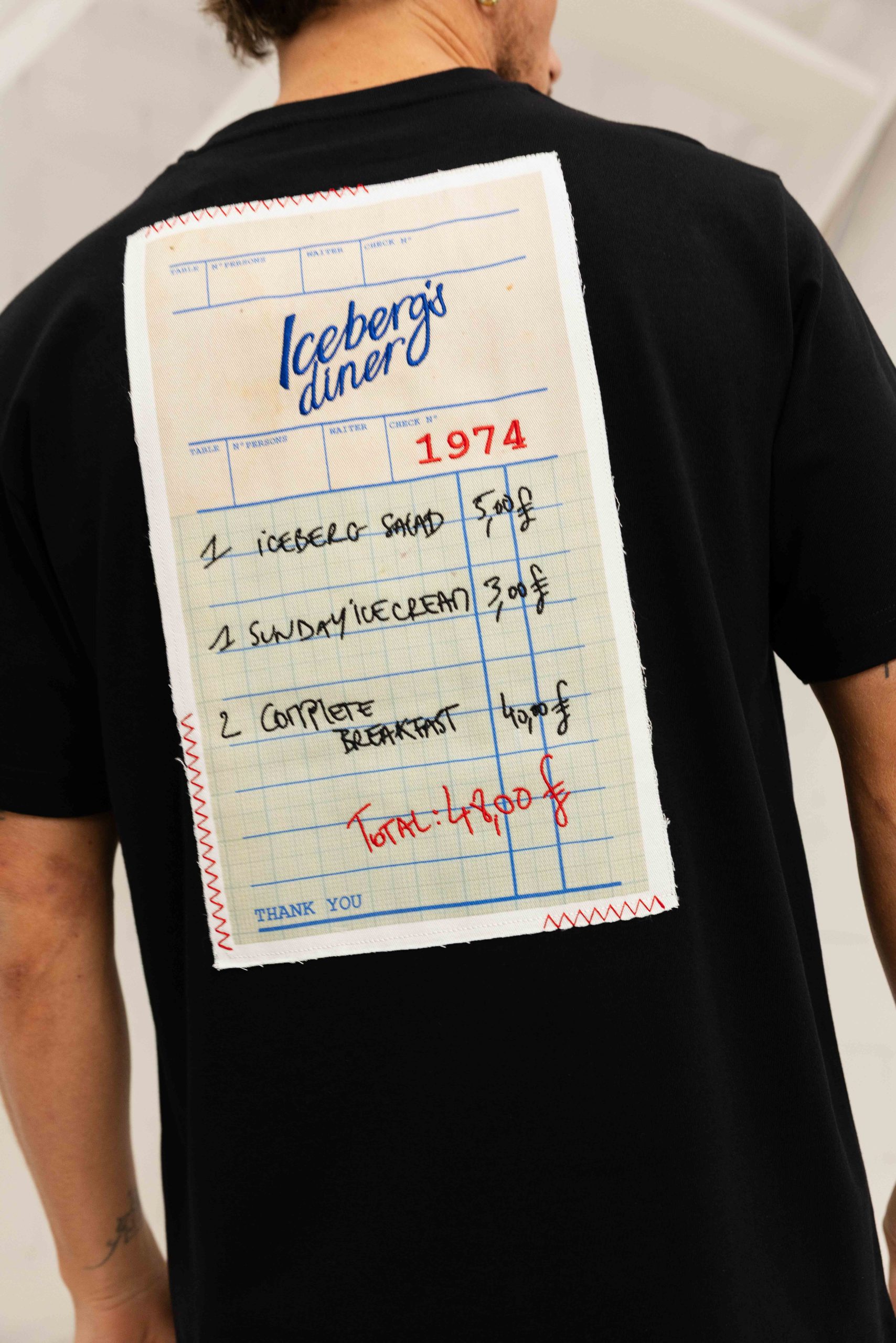 Iceberg 5D F071 Jersey T-Shirt Heren Zwart
