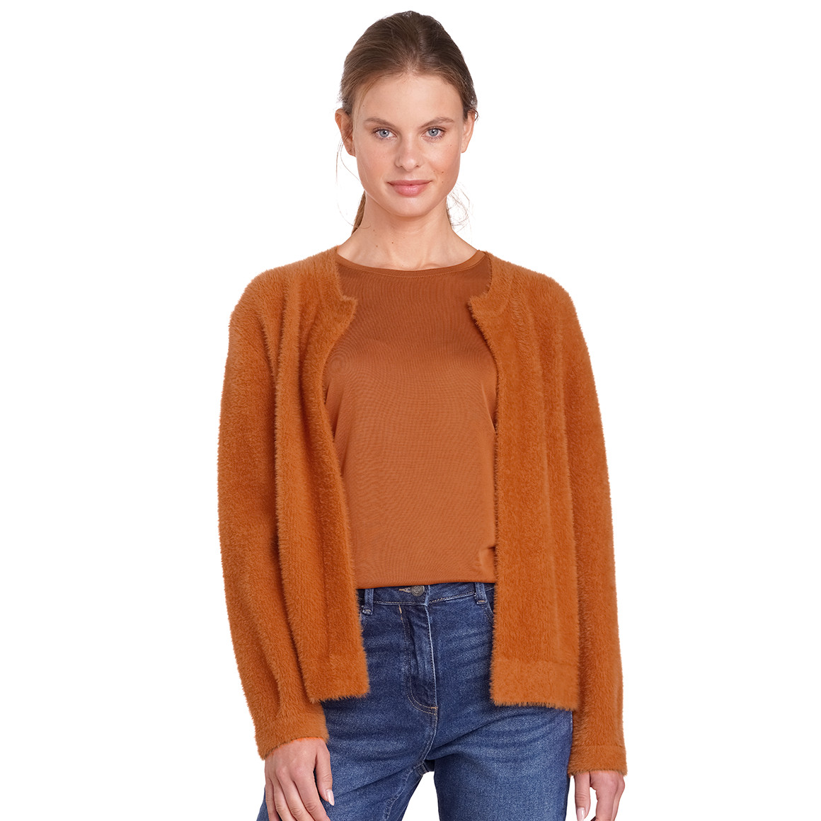Gina Benotti Damen Strickjacke orange