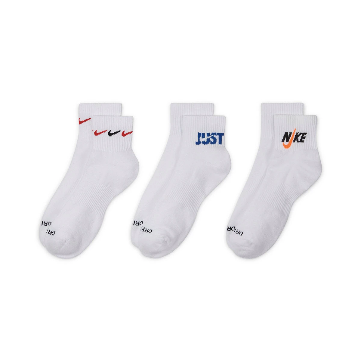 Meias Nike Everyday Plus Cushioned Crew (3 Pares)