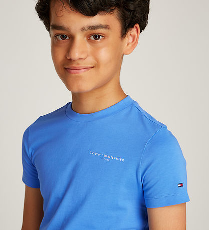 Tommy Hilfiger T-shirt - Mini Corp Logo - Blåe Spell