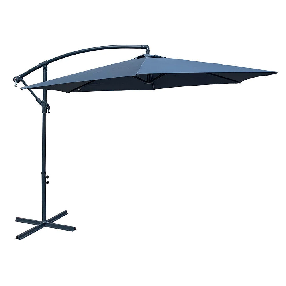 Parasol déporté MARBELLA gris