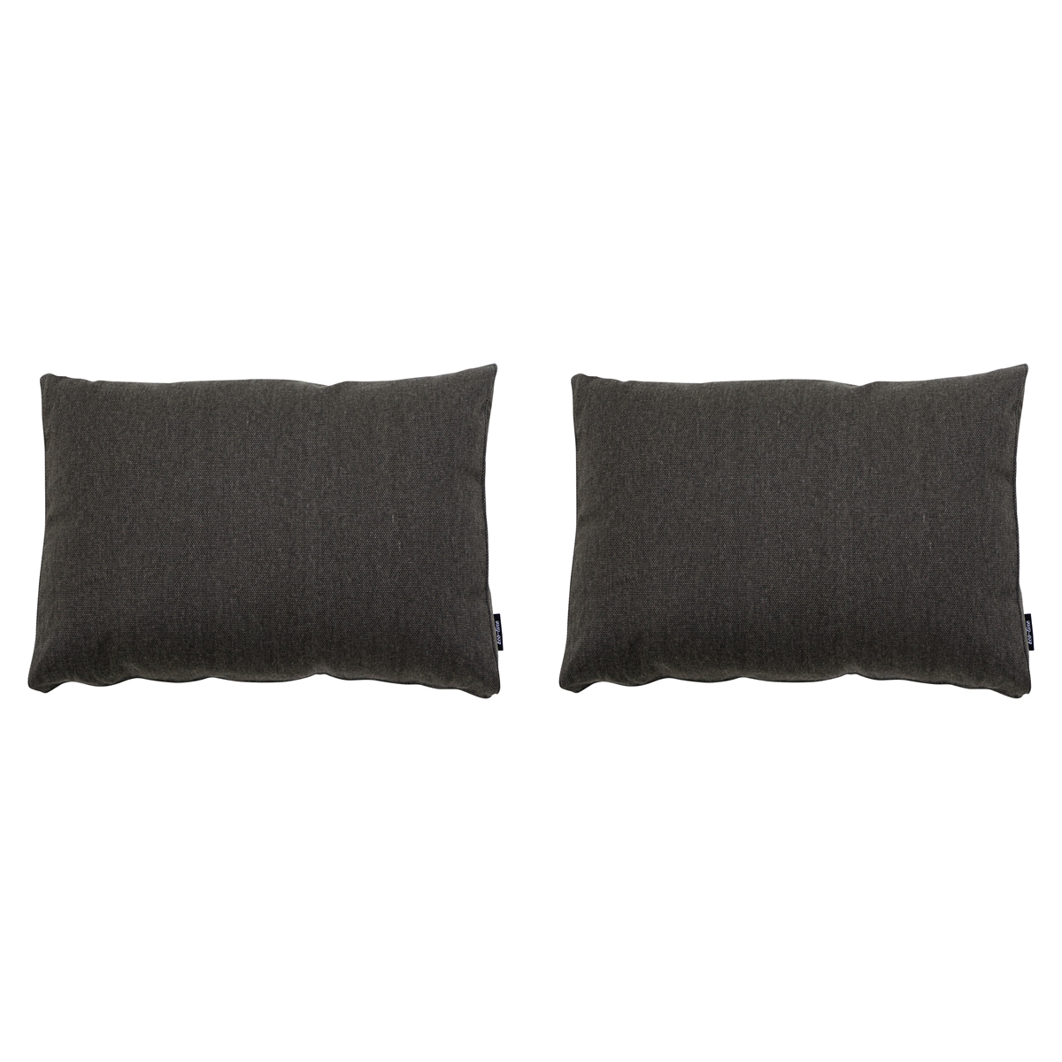 Madison Dark  canvas eco+ Rugkussen - Set van 2