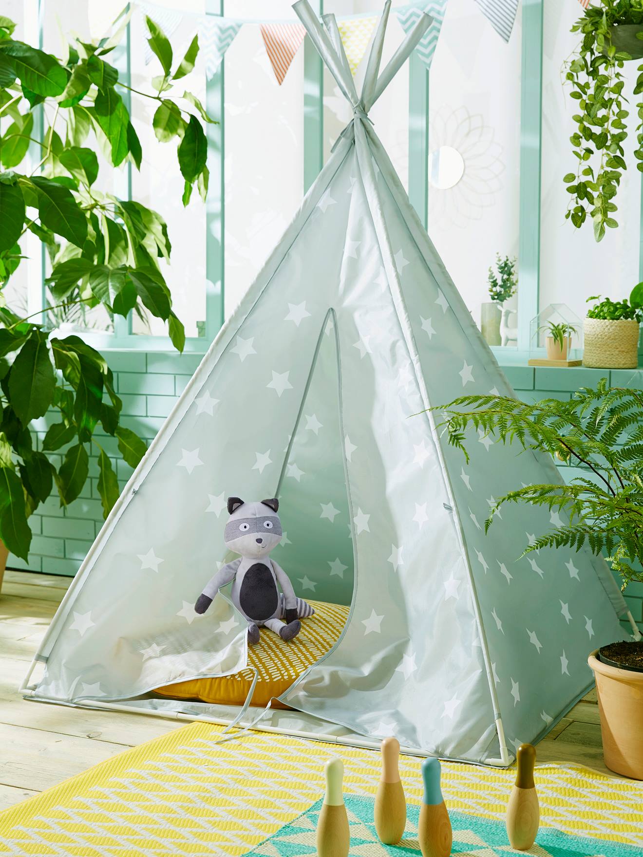 Tenda tipi inca rosa