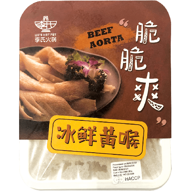 Lee's Bevroren Hot Pot Runder Aorta 200g