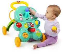BrightStarts 2-in-1 Ball Play Stroll'n Roll Gåstol