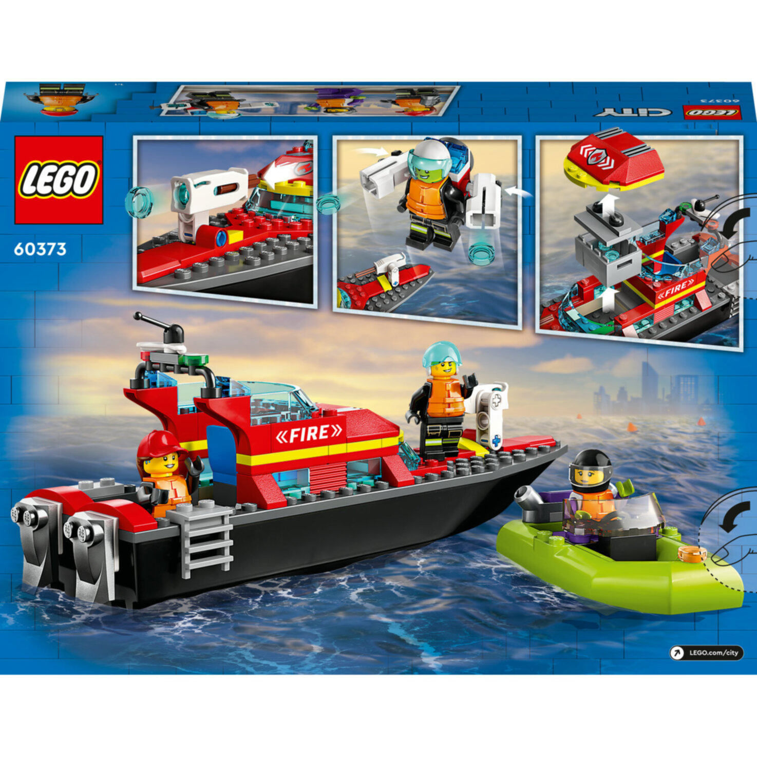 LEGO® City 60373 Feuerwehrboot 5+ Jahre