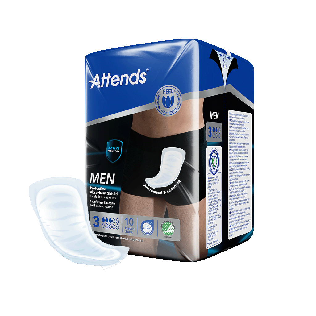 Attends Men Soft Shield 3 (10 Stuks)