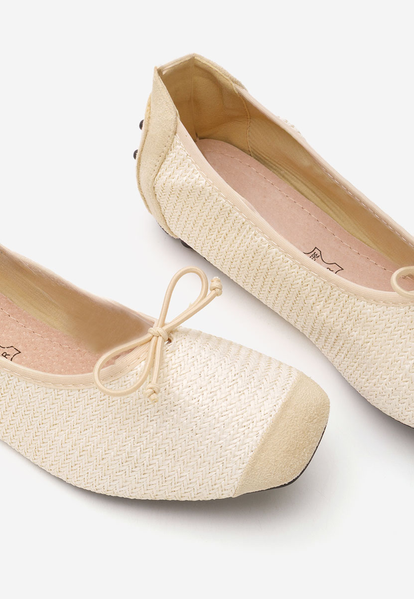 Ballerines femme crème Janeta