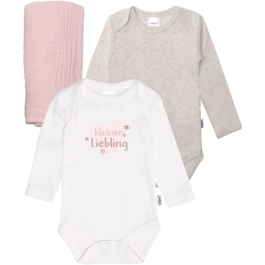 Liliput Baby-Geschenkset kleiner Liebling weiss-grau