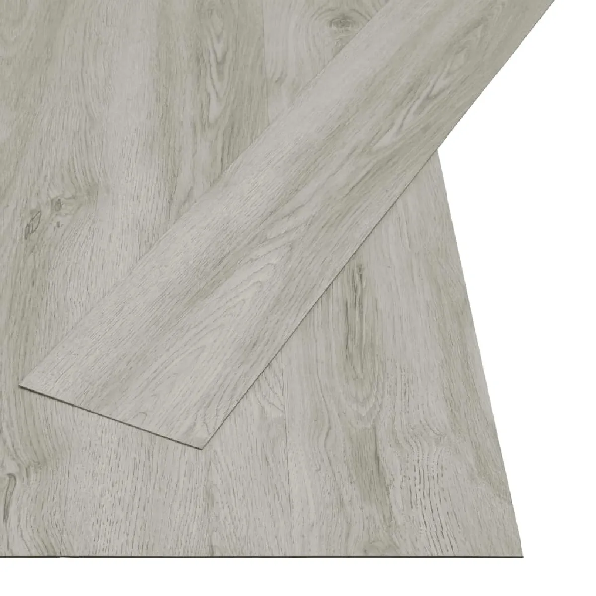 vidaXL Dalles de plancher autoadhésives 4,46 m² gris clair