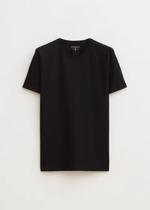 Basic t-shirt zwart (ZWART)