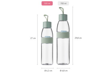 Waterfles Ellipse 500 ml - Nordic black