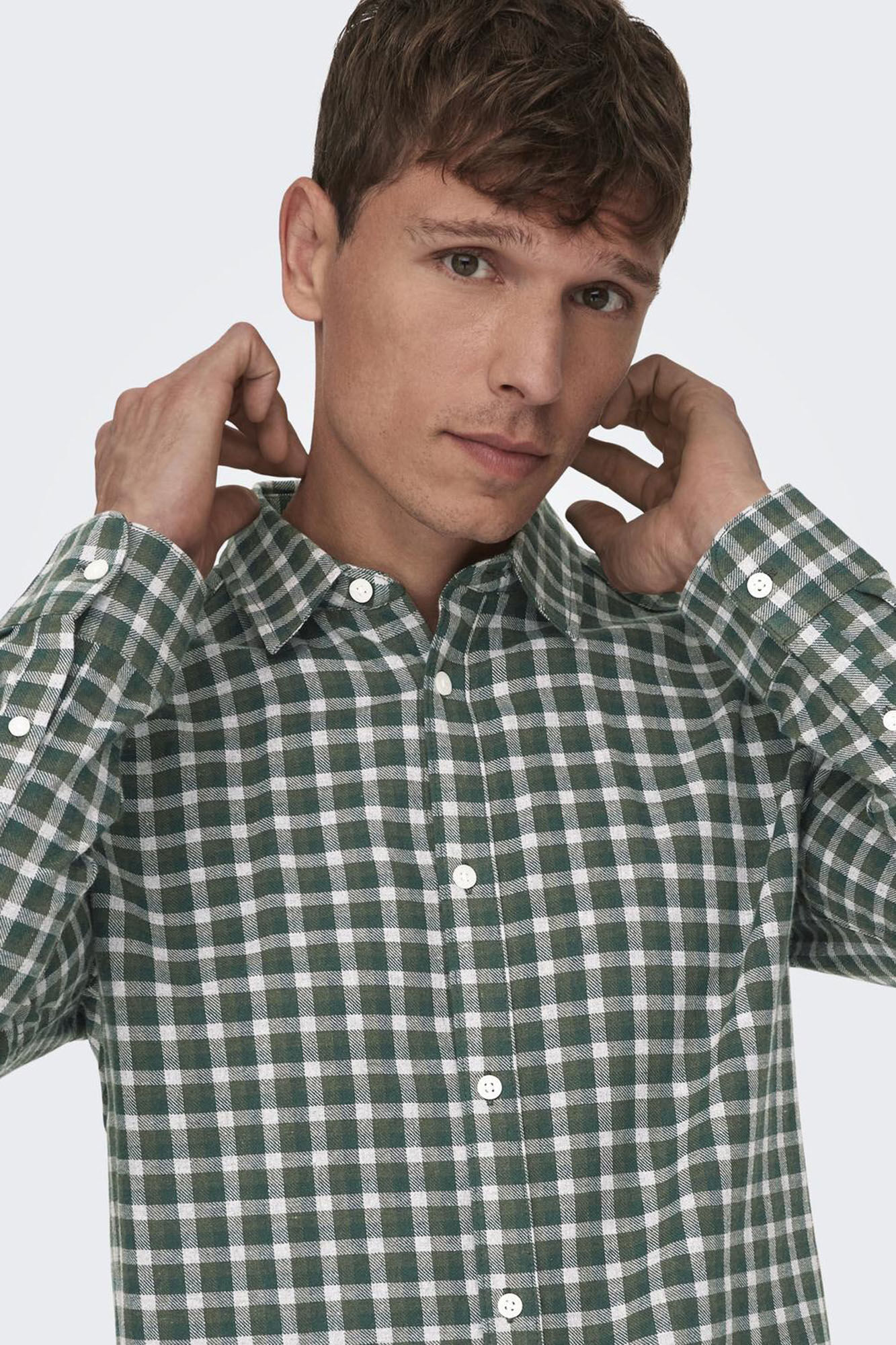 Camisa xadrez de flanela