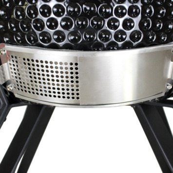 Jamestown Marwin kamado keramiek zwart 54,5 cm