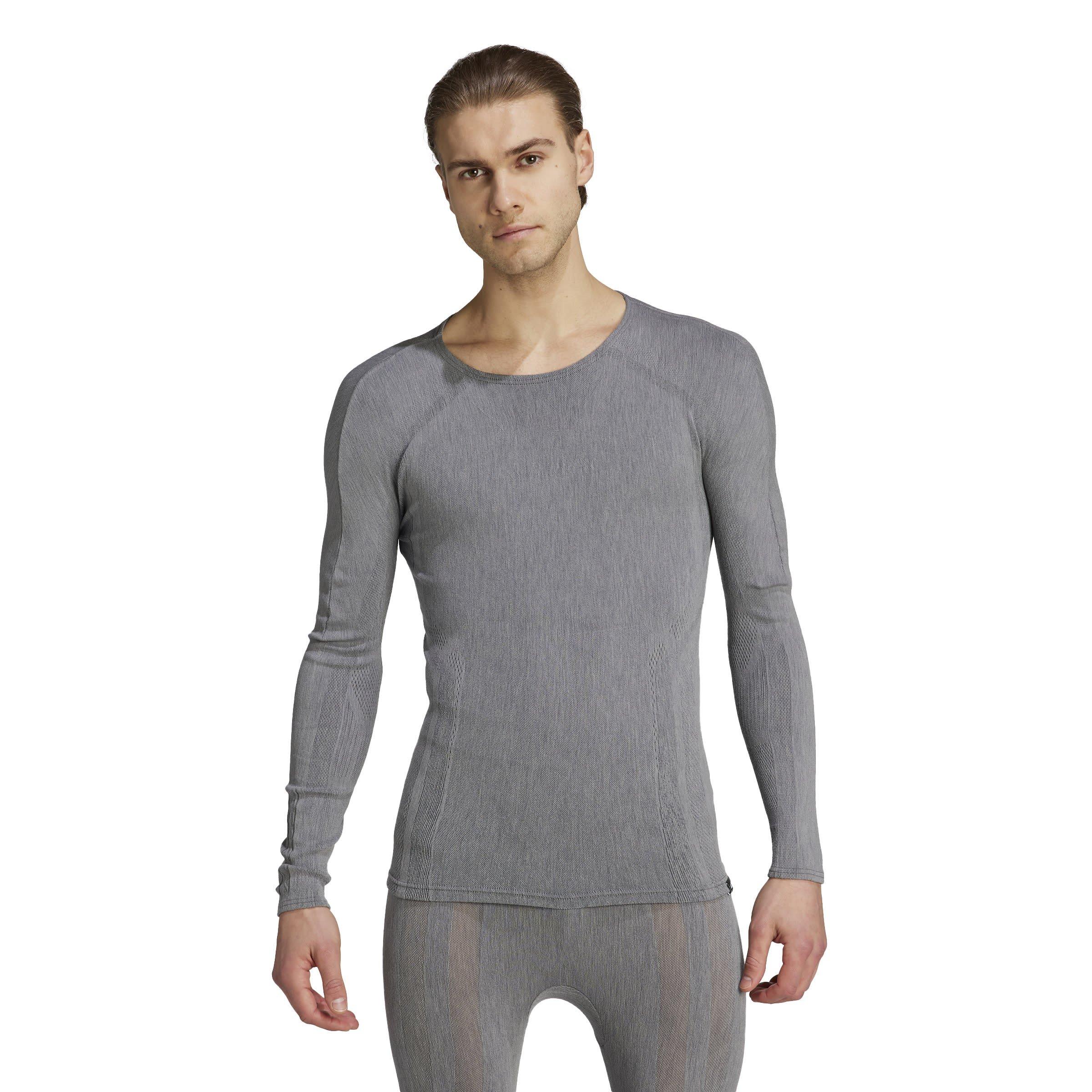adidas Drynamo Long Sleeve Training T shirt Mens