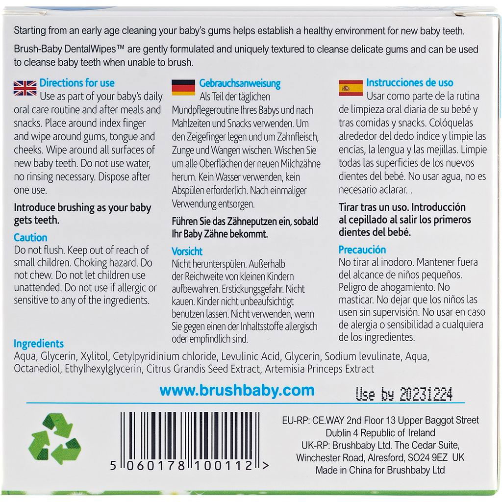 Brush-BabyBrush-Baby   Zahnreinigungstücher 28er Pack
