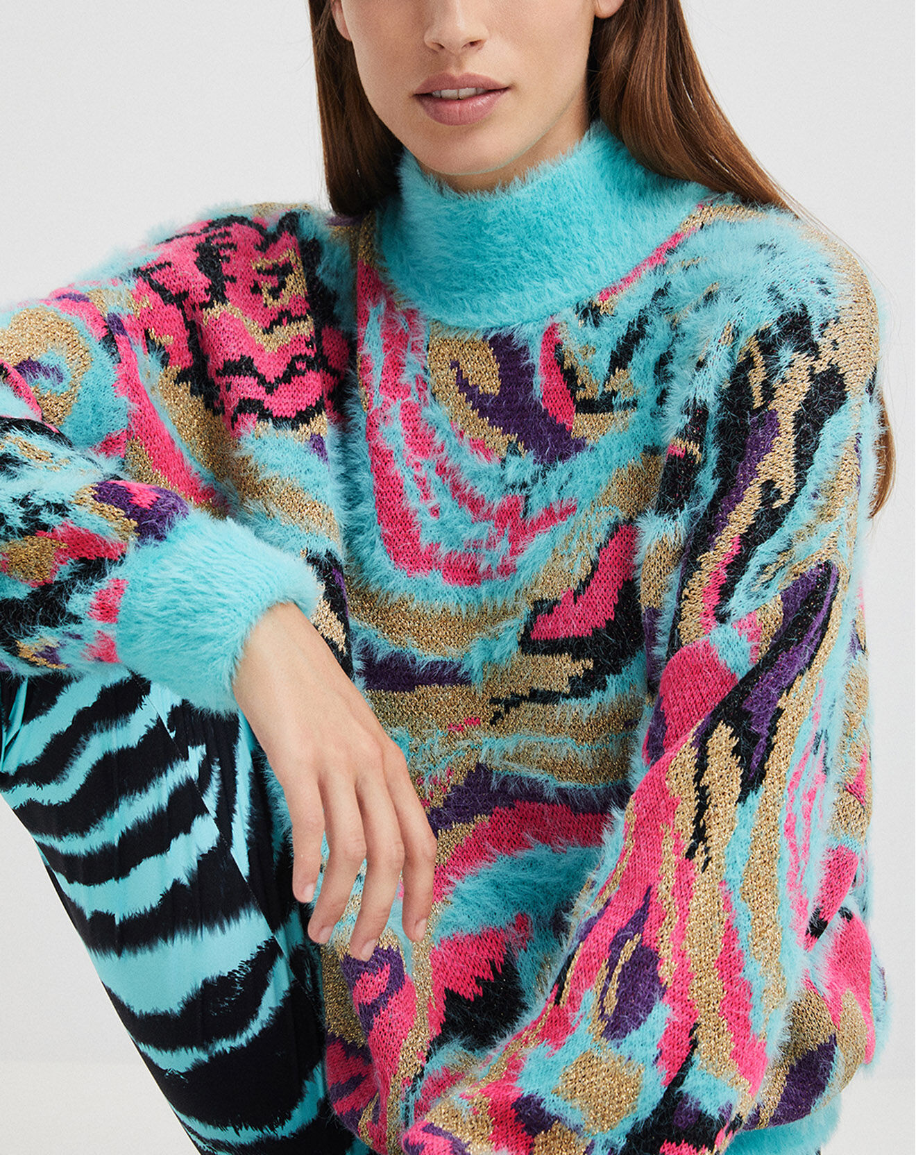 Desigual Pullover Luna beu