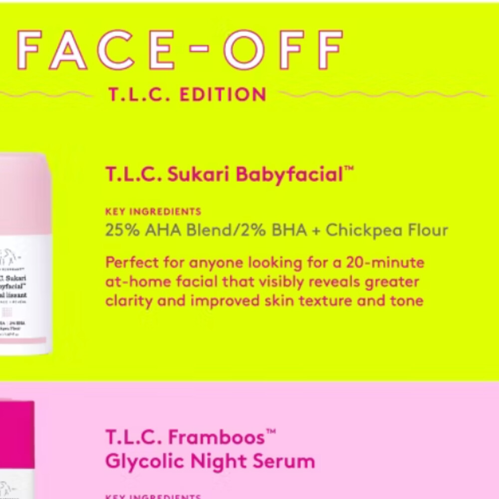 Drunk Elephant T.L.C. Sukari Babyfacial Masker50 ml