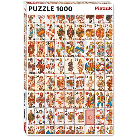 Piatnik Puzzle Spielkarten, 1000 Teile