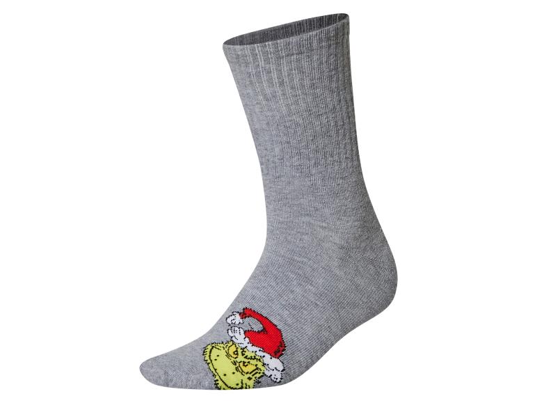 3 Paar kerstsokken The Grinch