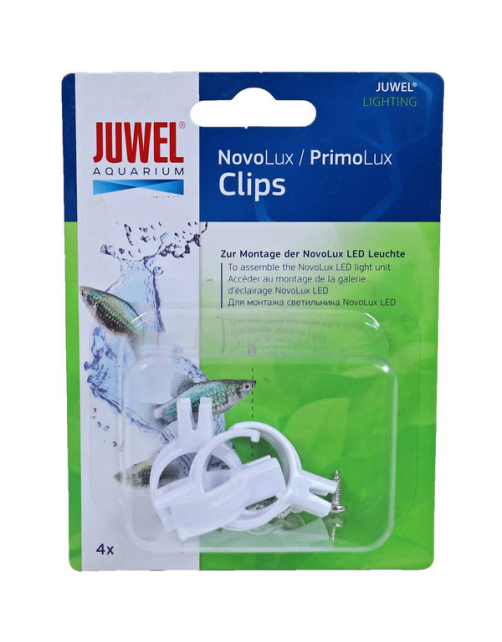 Juwel Klem Voor Novolux\/Primolux - Verlichting - Wit 4 stuks