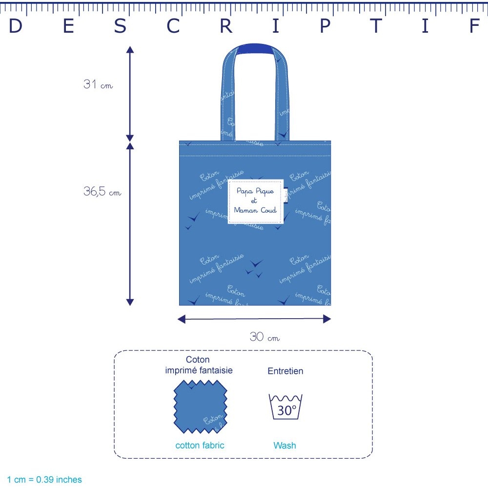 Sac Tote Bag Tropical Fire