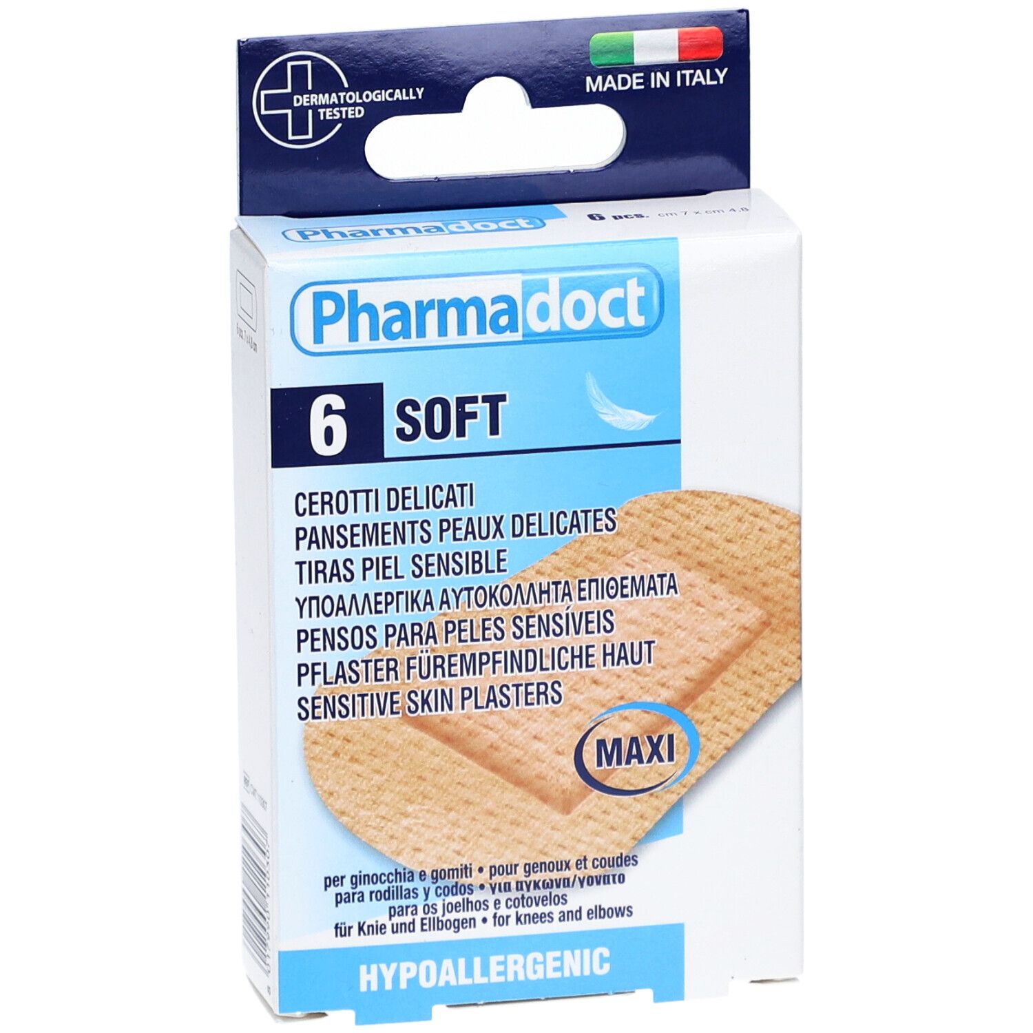 Pharmadoct Pflaster für empfindliche Haut 7 x 4,8 cm