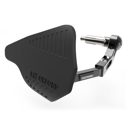 Protection levier Oxford Premium Aluminium avec protège mains Universel - Noir