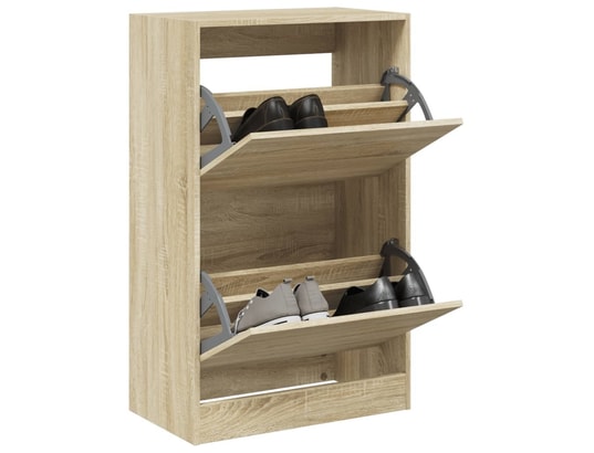 VIDAXL - Armoire à chaussures chêne sonoma 60x34x96,5 cm bois ingénie...