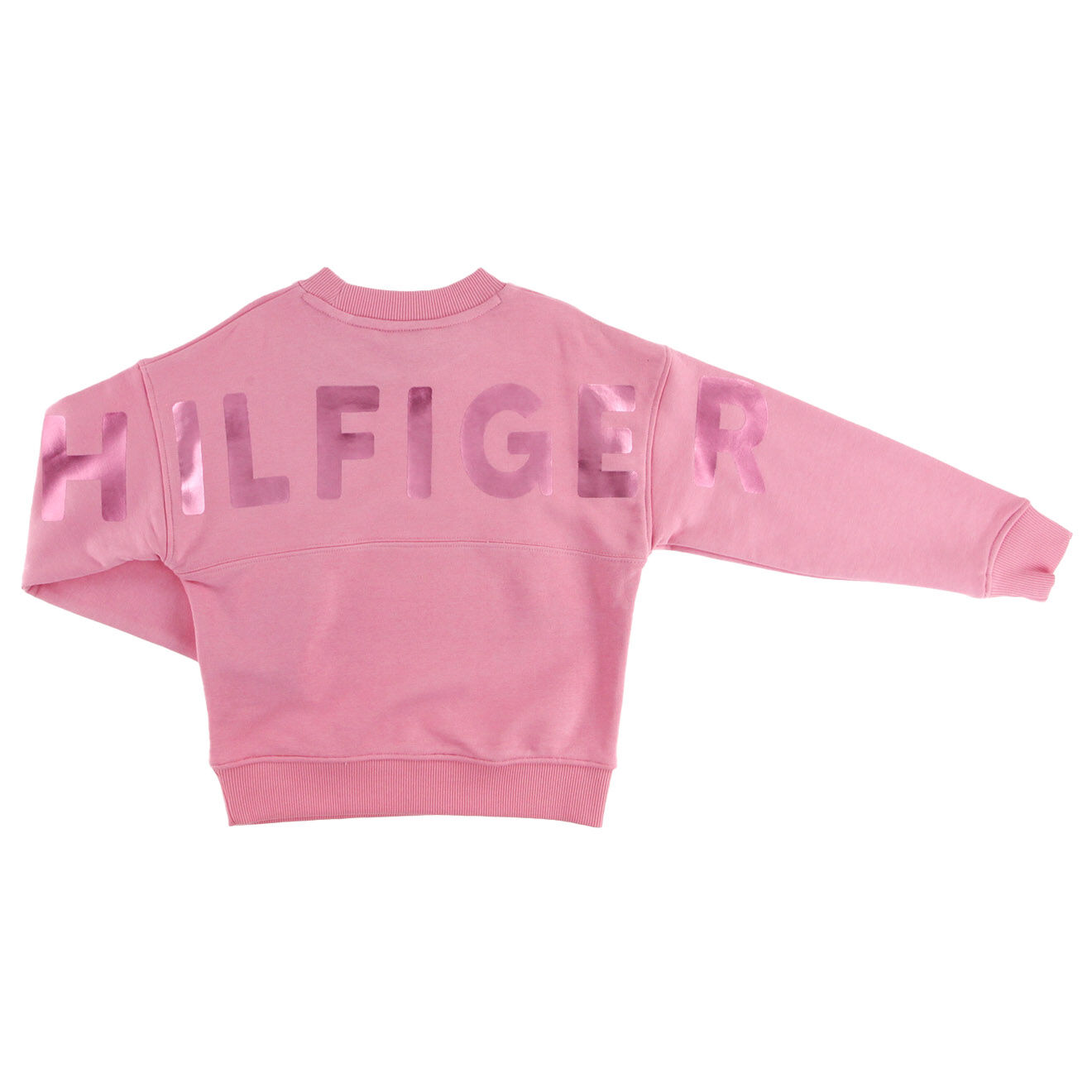 Tommy Hilfiger Sweat écritures au dos rose