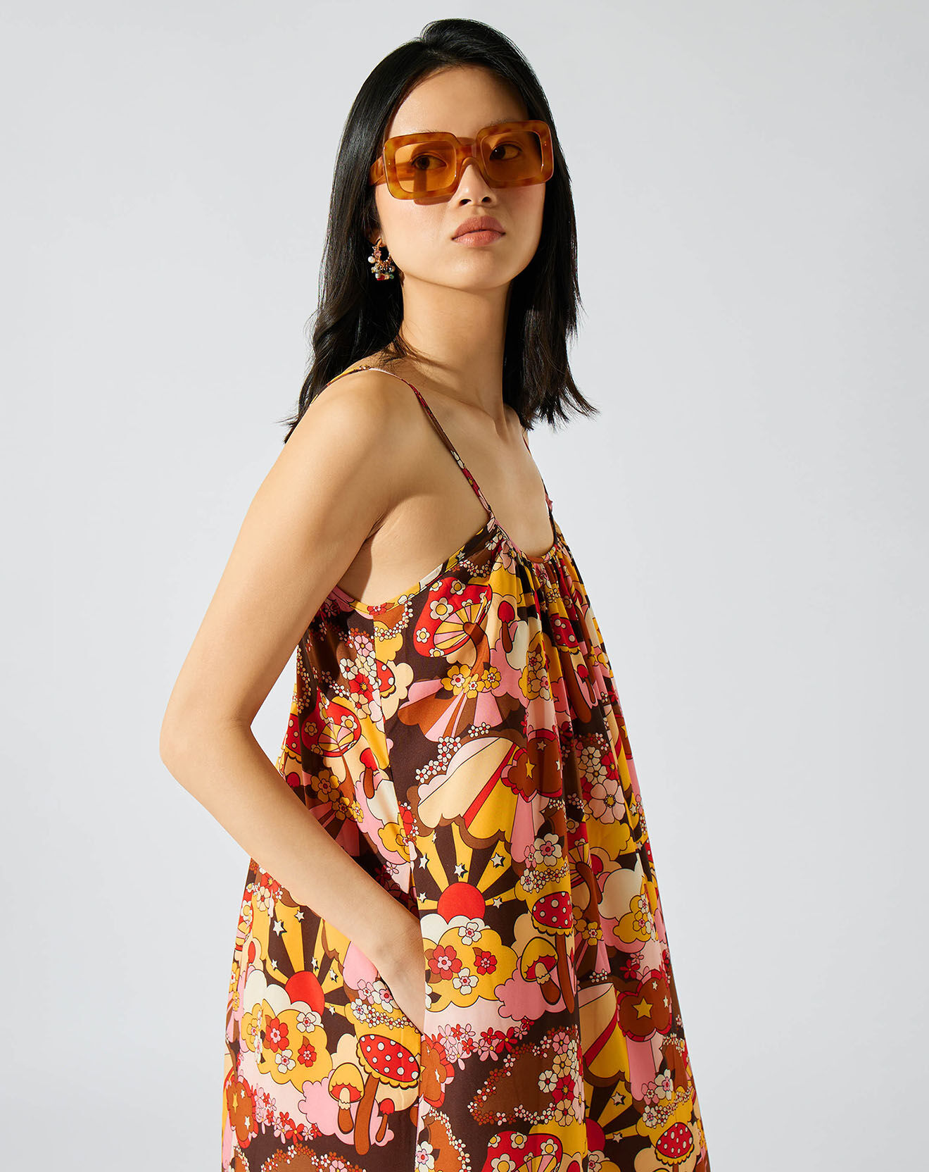 Manoush Robe Sun marron