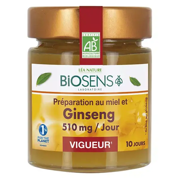 Preparação Orgânica Biosens Vigor com Mel e Ginseng 170g