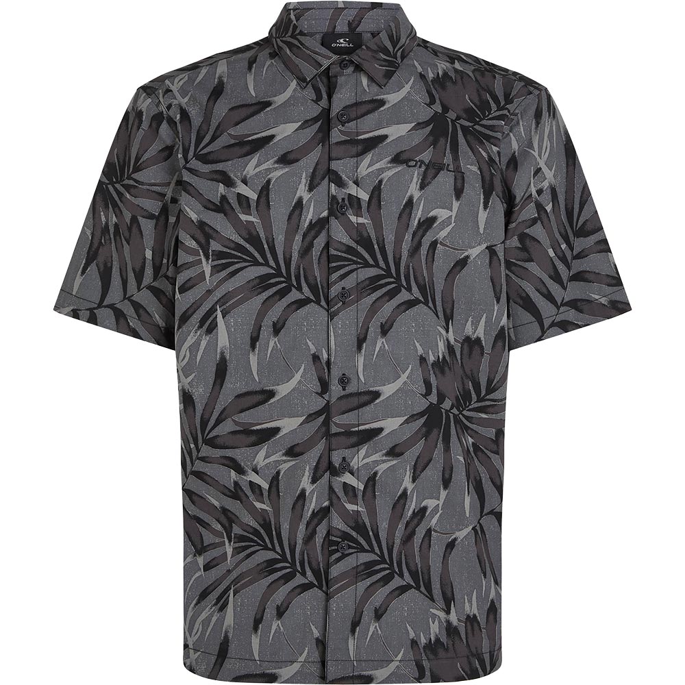 O'Neill O'Neill Print Hemd Herren black dipped leaves
