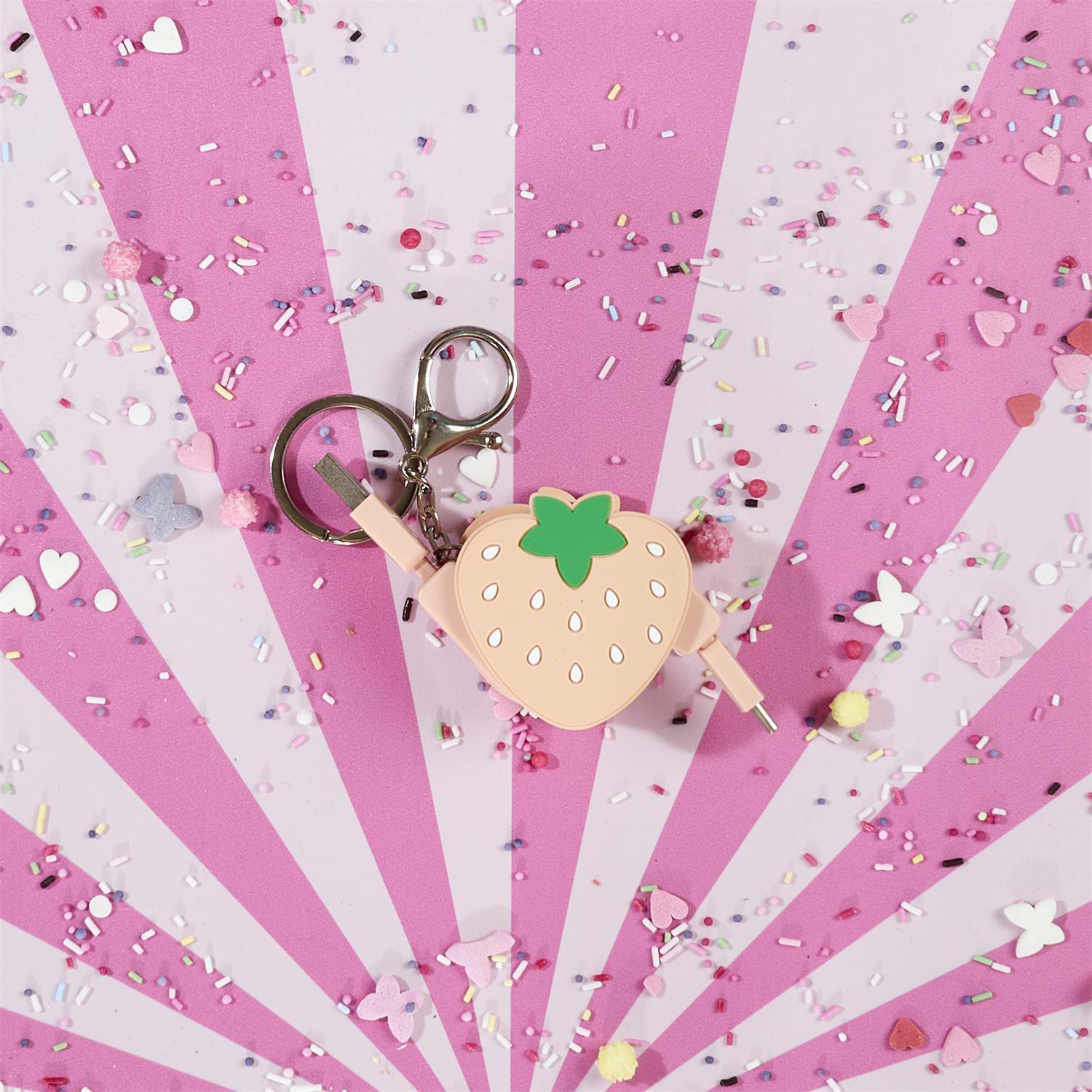 CABLE TYPE C RETRACTABLE ARC EN CIEL KAWAII